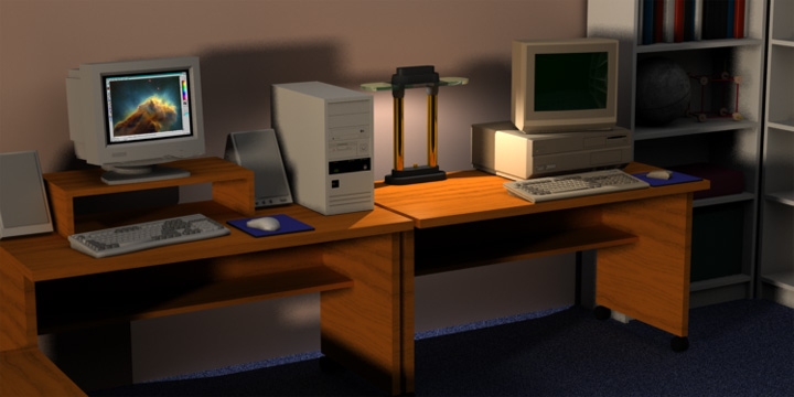 [image of my office in 1996]